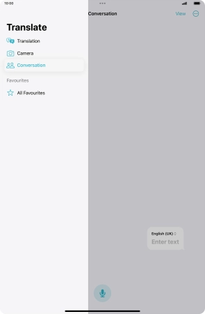 Press anywhere on the screen.