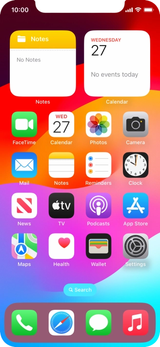 The Wi-Fi icon shows that your phone is connected to a Wi-Fi network.