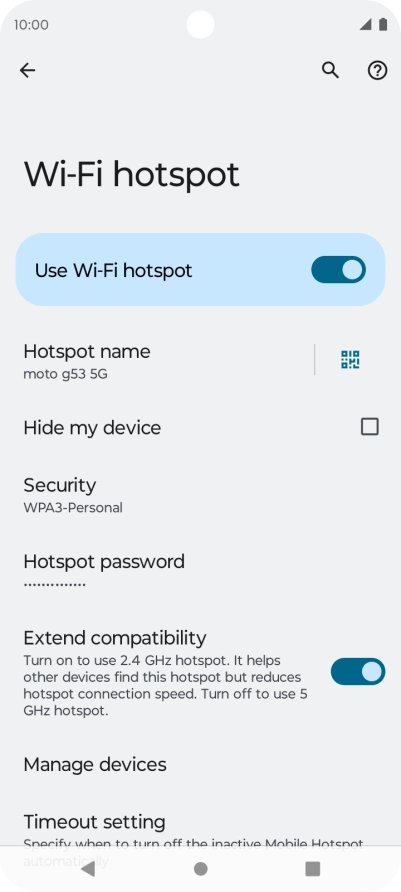 Press the Home key to return to the home screen.