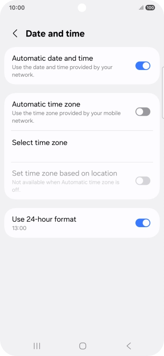 Press the indicator next to Press the indicator next to