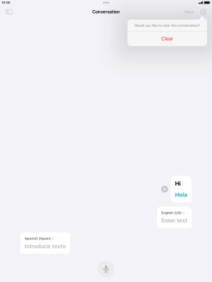 Press Clear. Press Clear.