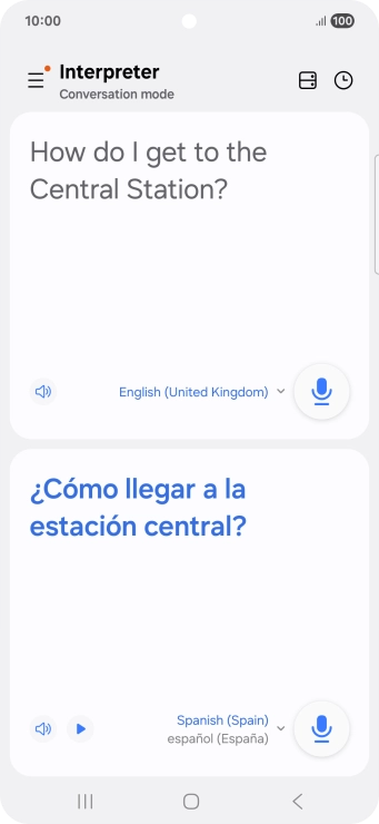 Follow the instructions on the screen to select the required language settings and use the function.