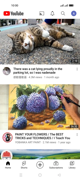 Press the upload icon. Press the upload icon.