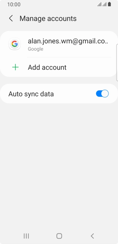 Press the Home key to return to the home screen.