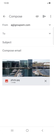 Press the field next to 