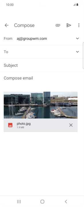 Press the field next to 