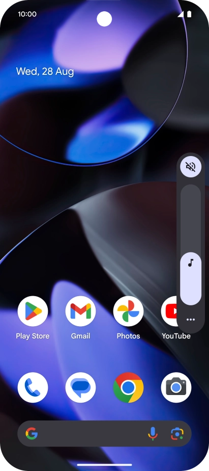 Press the sound mode icon.