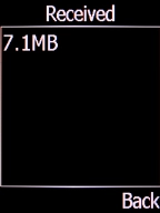 The incoming data usage is displayed.