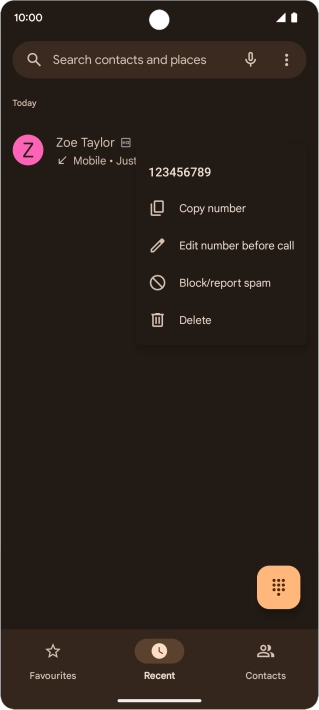 Press Block/report spam.