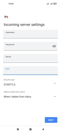 Press the drop down list below 
