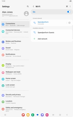 Press the Home key to return to the home screen. Press the Home key to return to the home screen.