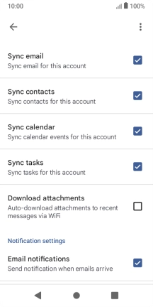 Press the field next to 