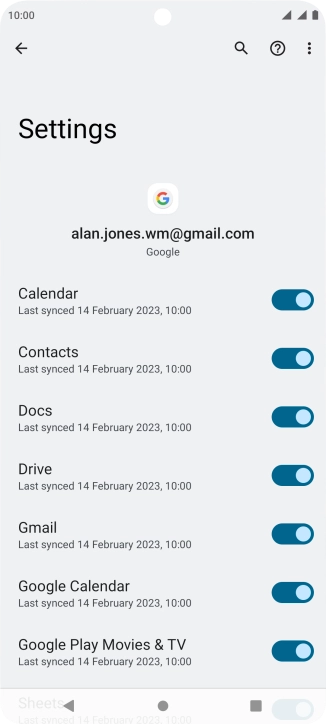Press the Home key to return to the home screen.