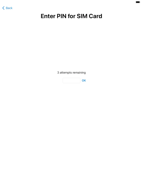 If your SIM is locked, key in your PIN and press OK.