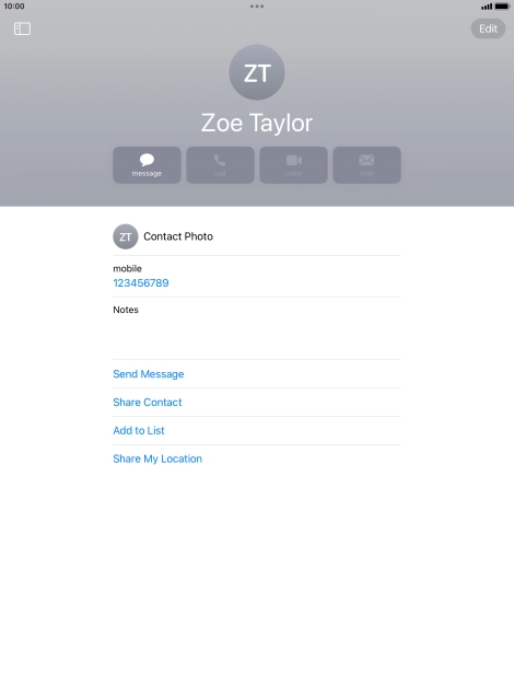Press the Home key to return to the home screen.