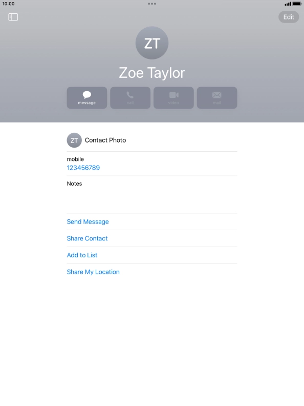 Press the Home key to return to the home screen.