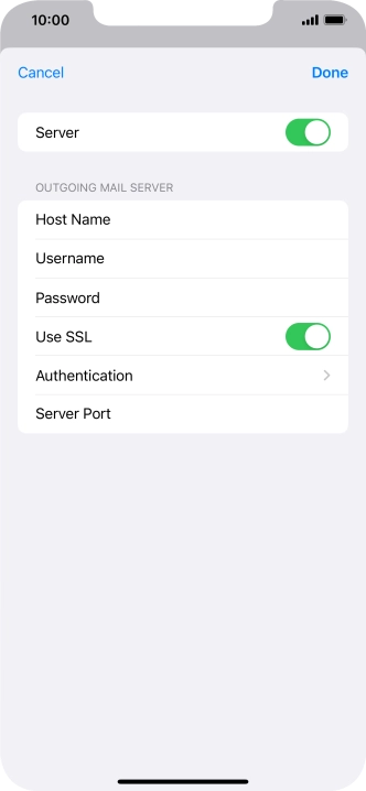 Press Authentication.