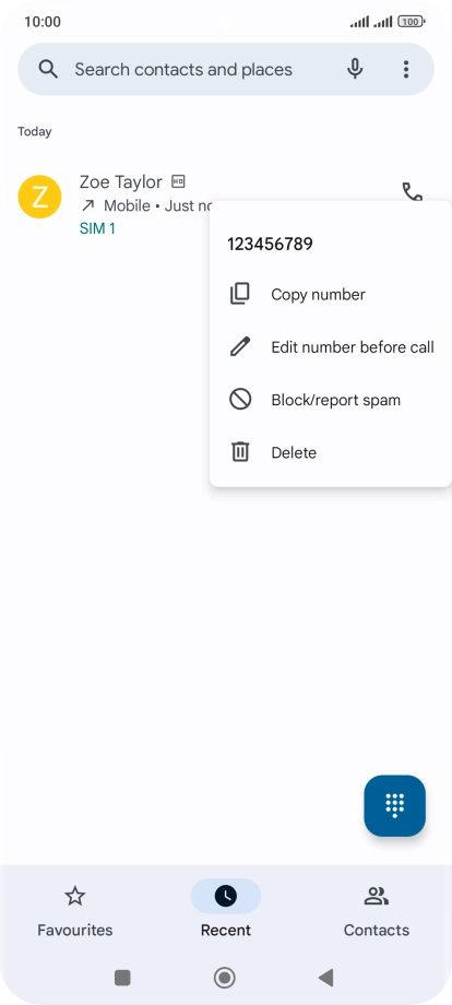 Press Block/report spam.