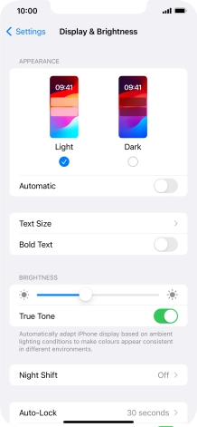 Press Dark. Press Dark.