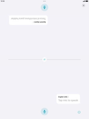 Press the end icon to end two-way view.
