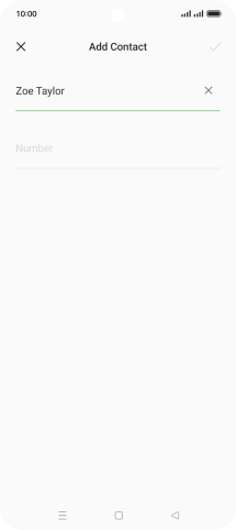 Press Number and key in the required phone number.