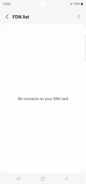 Press the menu icon.