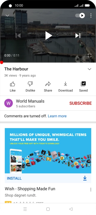Press the Home key to return to the home screen. Press the Home key to return to the home screen.