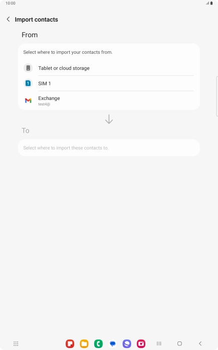Press the name of the SIM.