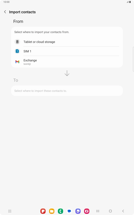 Press the name of the SIM.