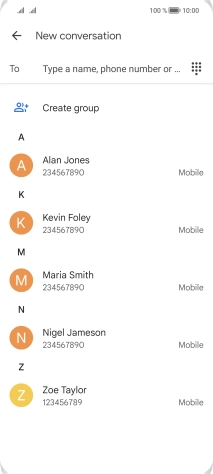 Press the field next to 