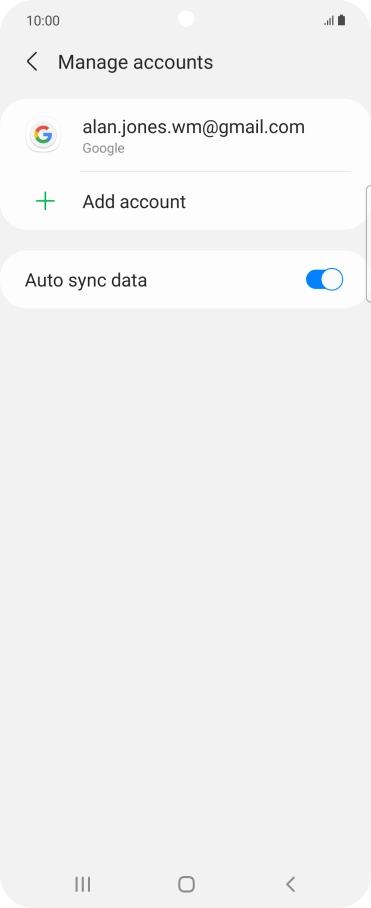 Press the Home key to return to the home screen.