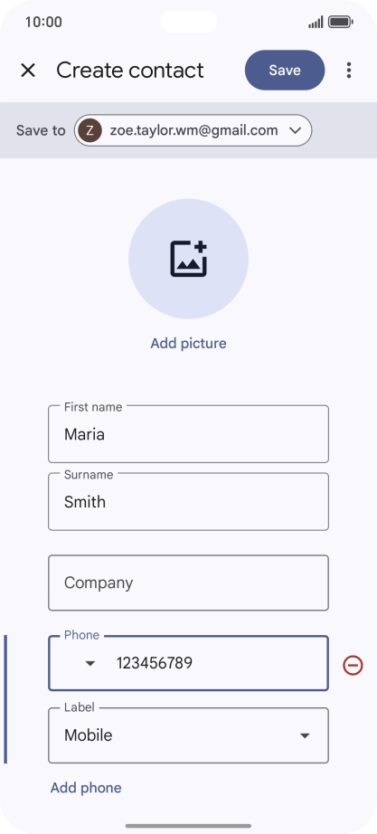 Press Save. Press Save.