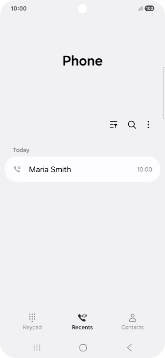 Press the required number.