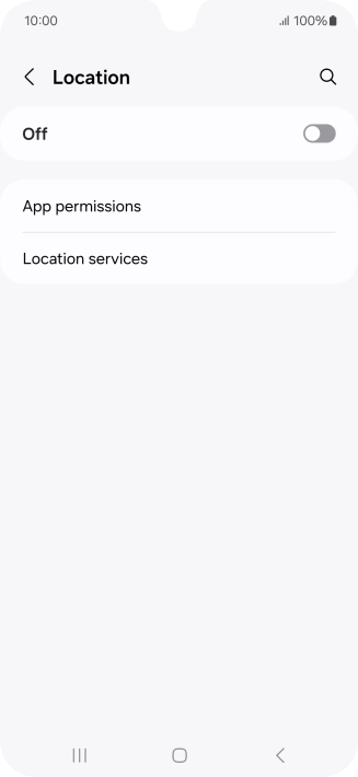 Press the indicator to turn the function on or off.