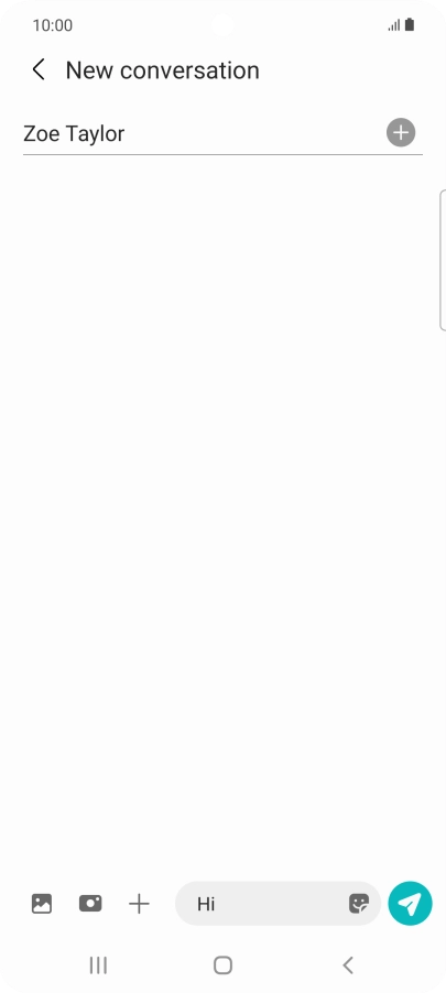 Press the picture icon. Press the picture icon.