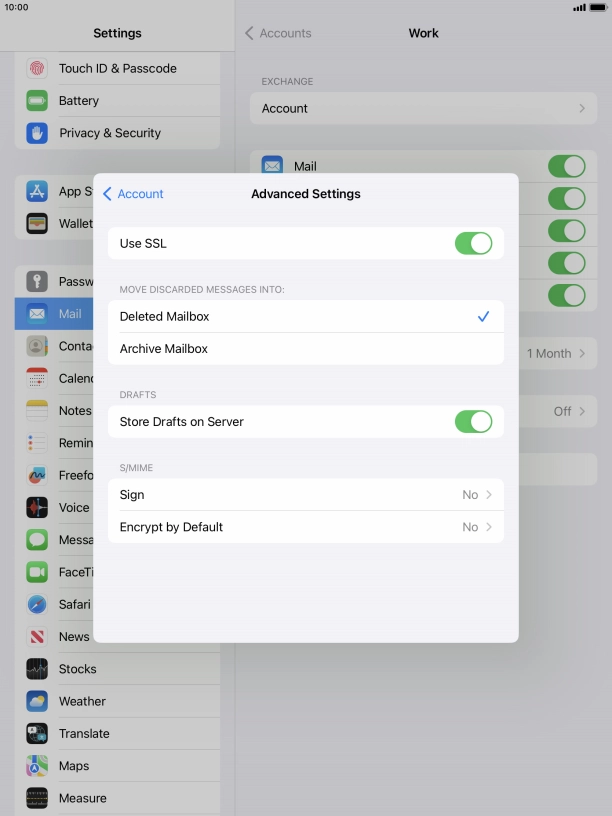 Press the indicator next to Press the indicator next to