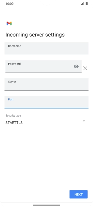 Press the drop down list below 