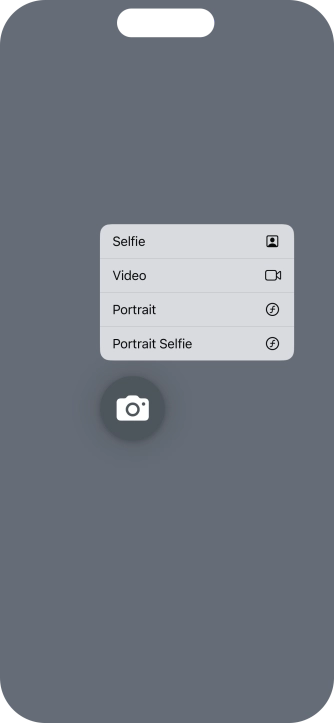 Press and hold the required function to see more actions.