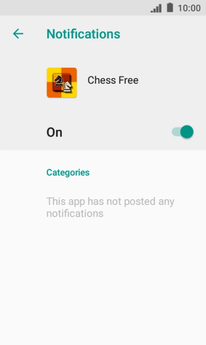 Press the indicator below the name of the app to turn the function on or off.