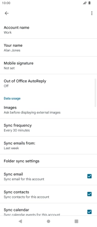 Press Account name and key in the required name.