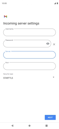 Press the field below 