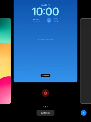Press the delete icon. Press the delete icon.