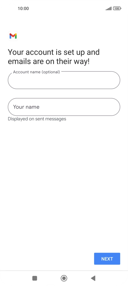 Press the field below 