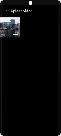 Press the required video clip.