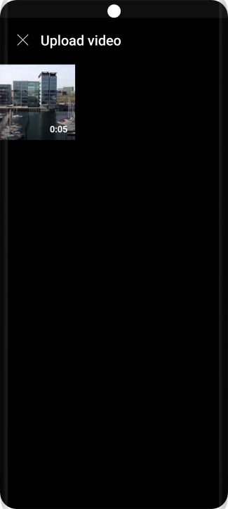 Press the required video clip.