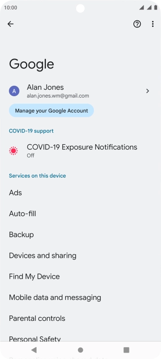 Press Find My Device. Press Find My Device.