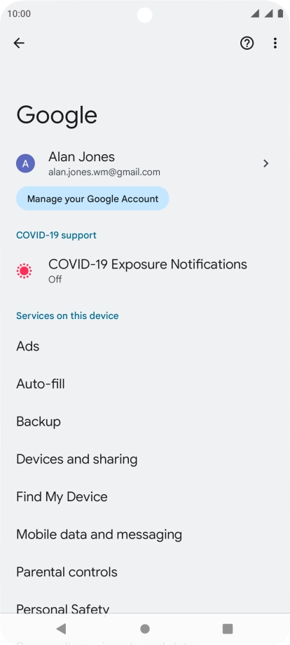 Press Find My Device. Press Find My Device.
