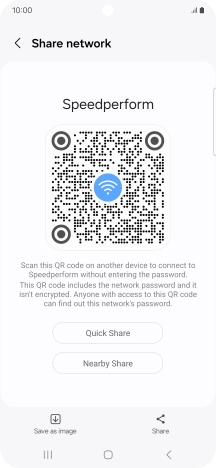 Place the QR code inside the camera frame on the other device to scan the code.