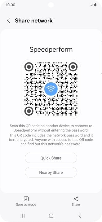 Place the QR code inside the camera frame on the other device to scan the code.