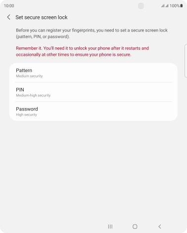 Press the required phone lock code and follow the instructions on the screen to create an additional phone lock code. Press the required phone lock code and follow the instructions on the screen to create an additional phone lock code.